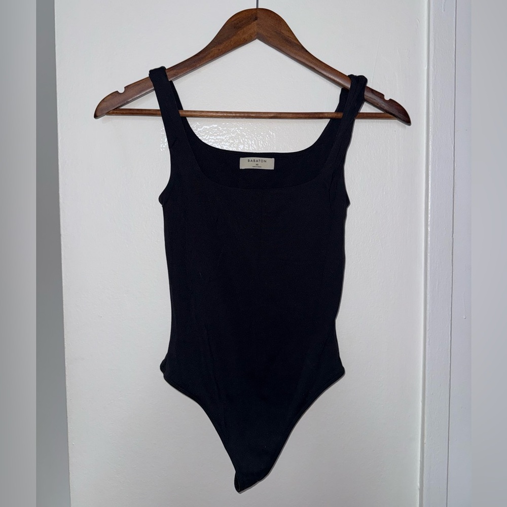 Babaton Square Neck Tank Bodysuit